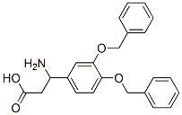 3-氨基-3-(3,4-二苄氧基苯基)-丙酸结构式_213192-60-0结构式