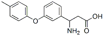 3-氨基-3-[3-(4-甲基苯氧基)-苯基]-丙酸结构式_213192-66-6结构式