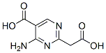 (8ci)-4-氨基-5-羧基-2-嘧啶乙酸结构式_21346-57-6结构式