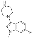 1H-Indazole, 6-fluoro-1-methyl-3-(1-piperazinyl)- Structure,213886-79-4Structure