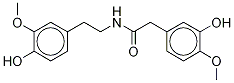 N-(4-羟基-3-甲氧基苯乙基)-2-(3-羟基-4-甲氧基苯基)乙酰胺结构式_21411-19-8结构式