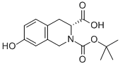 Boc-7-羟基-(R)-1,2,3,4-四氢异喹啉-3-羧酸结构式_214630-00-9结构式