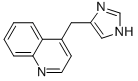 (9CI)-4-(1H-咪唑-4-甲基)-喹啉结构式_214700-58-0结构式
