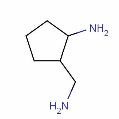 2-氨基环戊烷甲胺结构式_21544-02-5结构式