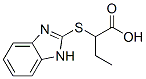 2-(1H-Benzoimidazol-2-ylsulfanyl)butyric acid Structure,21547-71-7Structure