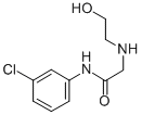 2-(2-羟基乙基氨基)-n-(3-氯苯基)乙酰胺结构式_215649-70-0结构式
