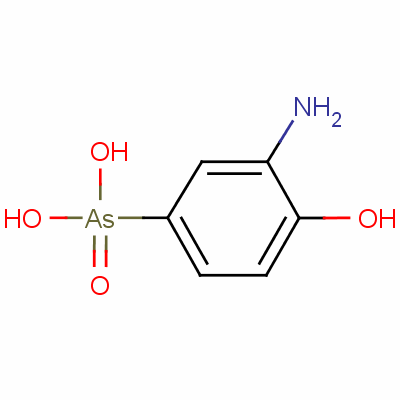 as-(3-氨基-4-羟基苯基)-胂酸结构式_2163-77-1结构式