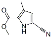 (8CI)-5-氰基-3-甲基吡咯-2-羧酸甲酯结构式_21636-02-2结构式