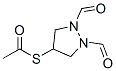 4-乙酰硫基-1.2-二甲酰基吡唑烷结构式_216854-55-6结构式