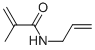N-烯丙基甲基丙烯酰胺结构式_2186-33-6结构式