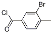 3-溴-4-甲基 苯甲酰氯结构式_21900-33-4结构式