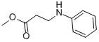 3-苯基氨基丙酸甲酯结构式_21911-84-2结构式