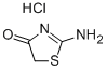 2-氨基-4,5-二氢-1,3-噻唑-4-酮盐酸盐结构式_2192-06-5结构式