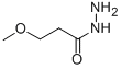 3-Methoxypropionic acid hydrazide Structure,21920-89-8Structure