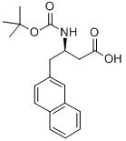 (R)-3-(Boc-氨基)-4-(2-萘基)丁酸结构式_219297-10-6结构式