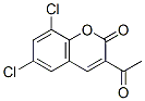 3-乙酰基-6,8-二氯-2H-色烯-2-酮结构式_2199-91-9结构式