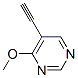 (9CI)-5-乙炔-4-甲氧基嘧啶结构式_219915-20-5结构式