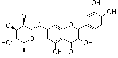 Quercetin 7-rhamnoside Structure,22007-72-3Structure