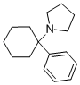1-(1-苯基环己基)吡咯烷结构式_2201-39-0结构式