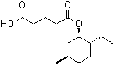 戊二酸单 L-薄荷酯结构式_220621-22-7结构式