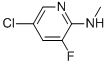 5-氯-3-氟-2-甲基氨基吡啶结构式_220714-72-7结构式