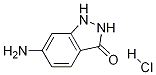 6-氨基-1H-吲唑-3(2H)-酮盐酸盐结构式_220991-84-4结构式