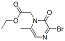 3-Bromo-6-methyl-2-oxo-1(2h)-pyrazineacetic acid ethyl ester Structure,221136-66-9Structure