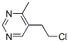 (8CI)-5-(2-氯乙基)-4-甲基嘧啶结构式_22126-35-8结构式