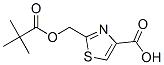 4-Thiazolecarboxylic acid, 2-[(2,2-dimethyl-1-oxopropoxy)methyl]- Structure,221322-07-2Structure