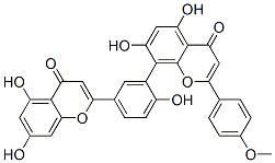 罗汉松黄酮 A结构式_22136-74-9结构式