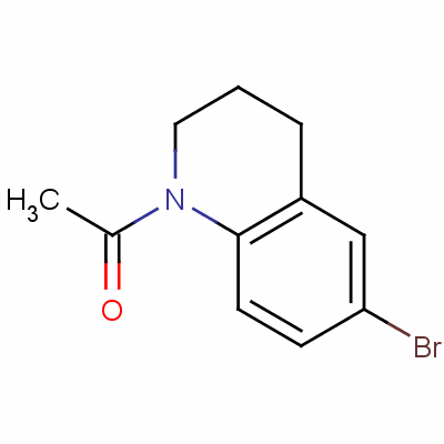 1-乙酰基-6-溴-1,2,3,4-四氢-喹啉结构式_22190-40-5结构式