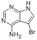 4-氨基-5-溴吡咯并[2,3-D]嘧啶结构式_22276-99-9结构式