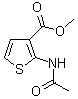 2-(乙酰基氨基)-3-噻吩羧酸甲酯结构式_22288-81-9结构式