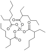 Zirconium(IV) 2-ethylhexanoate Structure,2233-42-3Structure