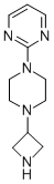 2-(4-氮杂啶-3-基-哌嗪-1-基)嘧啶结构式_223382-10-3结构式