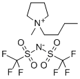 1-丁基-1-甲基吡咯烷双(三氟甲烷磺酰基)亚胺结构式_223437-11-4结构式