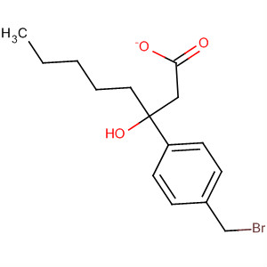 4-[(1-乙酰基氧基)-己基]-苄溴结构式_223490-67-3结构式