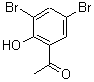 3,5-二溴-2-羟基苯乙酮结构式_22362-66-9结构式