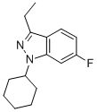 1-环己基-3-乙基-6-氟-1H-吲唑结构式_224048-17-3结构式