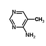 5-甲基-4-氨基嘧啶结构式_22433-68-7结构式