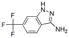 3-氨基-6-三氟甲基-1H-吲唑结构式_2250-55-7结构式