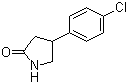 4-(4’-氯苯基)-2-吡咯烷酮结构式_22518-27-0结构式