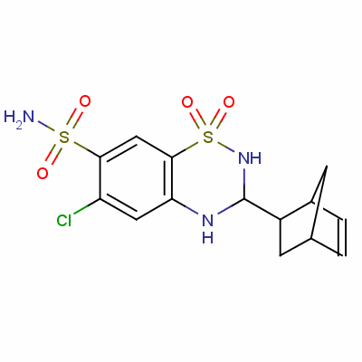 环噻嗪结构式_2259-96-3结构式