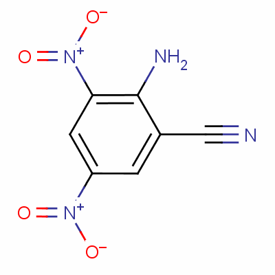 2-氨基-3,5-二硝基苯甲腈结构式_22603-53-8结构式