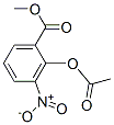 2-(乙酰基氧基)-3-硝基苯甲酸甲酯结构式_22621-42-7结构式