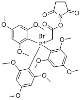 {2-[(2,5-Dioxo-1-pyrrolidinyl)oxy]-2-oxoethyl}[tris(2,4,6-trimethoxyphenyl)]phosphonium bromide Structure,226409-58-1Structure