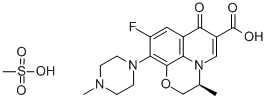 甲磺酸左旋氧氟沙星结构式_226578-51-4结构式