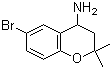 6-溴-3,4-二氢-2,2-二甲基-2H-1-苯并吡喃-4-胺结构式_226922-92-5结构式