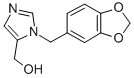 (3-苯并[1,3]二氧代-5-甲基-3H-咪唑-4-基)-甲醇结构式_226930-11-6结构式