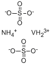 硫酸铵钒(iii)结构式_22723-49-5结构式
